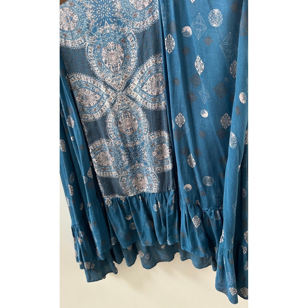Intimately Free People Into You Sprinted Slip Dress Teal Boho Sabrina Carpenter - Picture 6 of 10